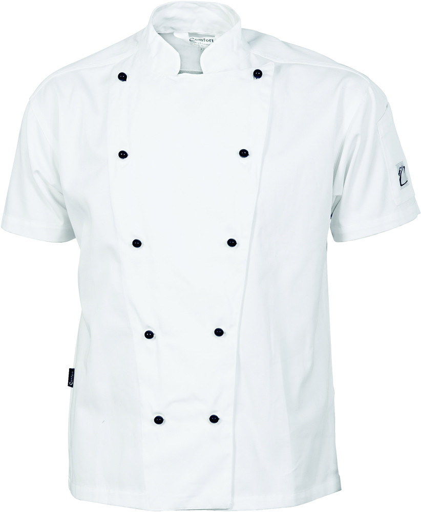 Cool-Breeze Cotton Chef Jacket - Short Sleeve