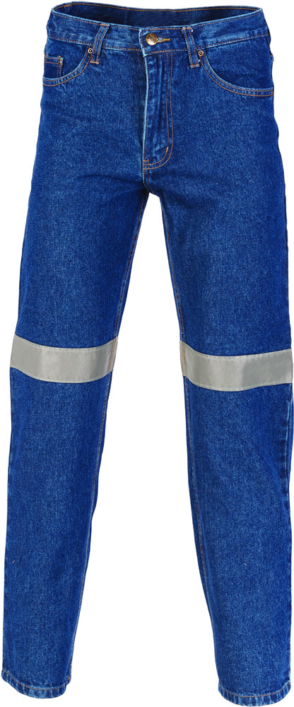 Denim Jeans With 3M R/Tape