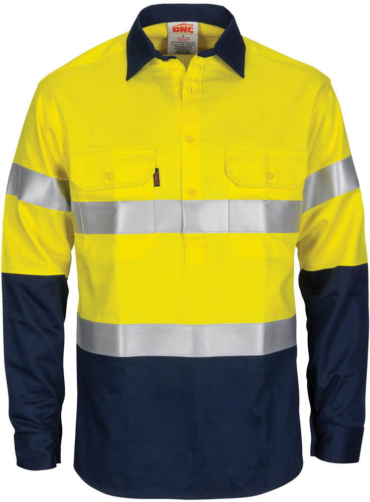 Patron Saint Flame Retardant 2 Tone Cotton Shirt with 3M F/R Tape - L/S