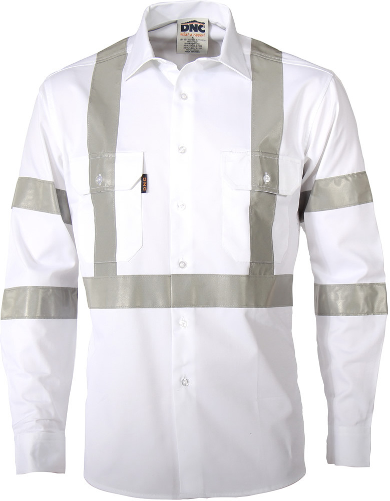 RTA Night Worker White Shirt with CSR R/Tape