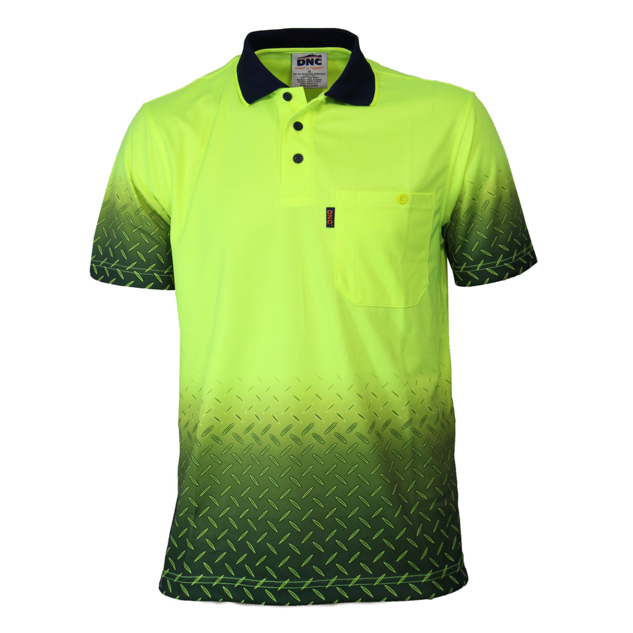 Sublimated Diamond Plate Polo