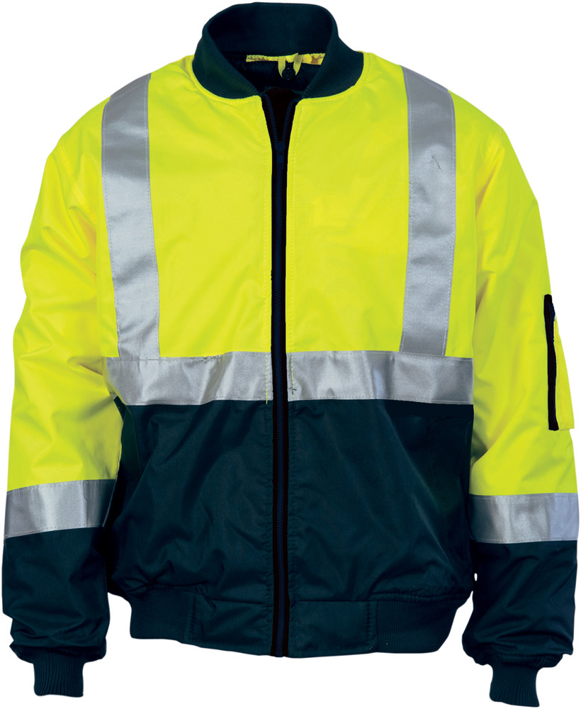 Hi Vis Two Tone Bomber Jacket with CSR R/Tape
