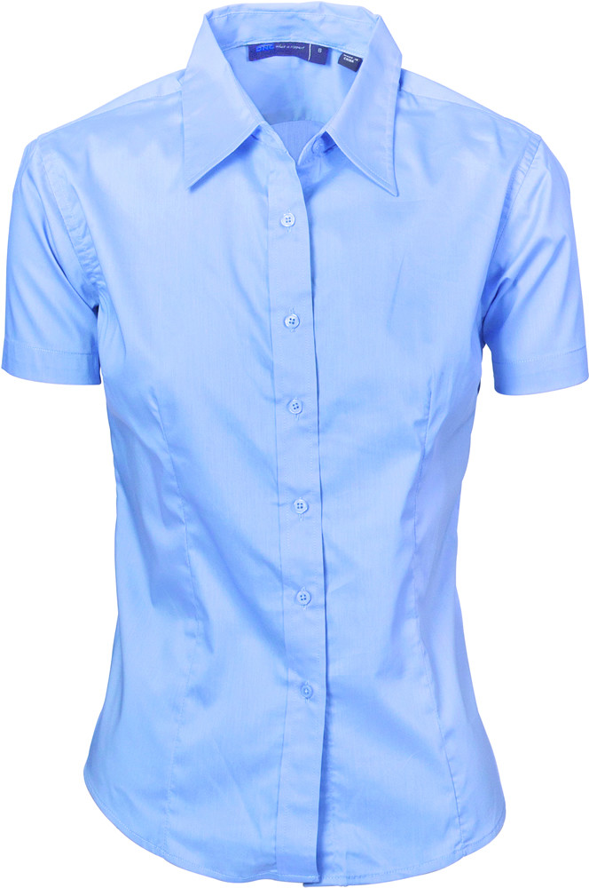 Ladies Premier Stretch Poplin Business Shirts - Short Sleeve