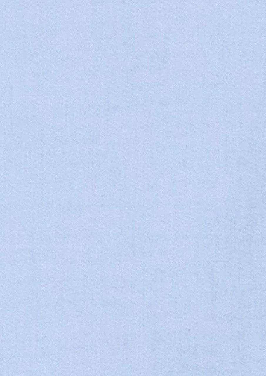 A light blue button-up shirt featuring long sleeves and a logo.