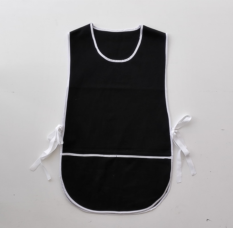 Cotton Drill Popover Apron - With Pocket