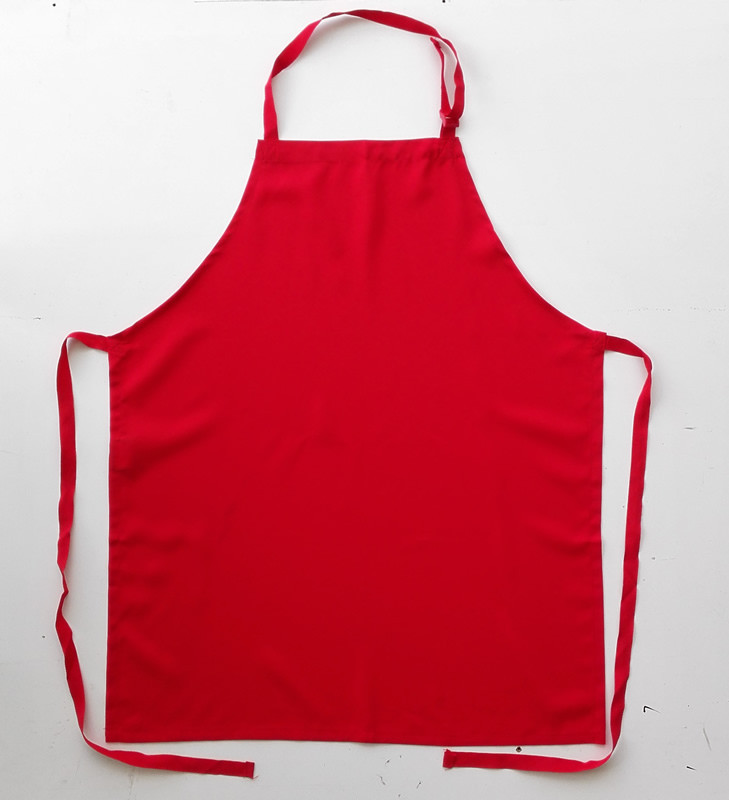 Polyester Drill Full Bib Apron - No Pocket
