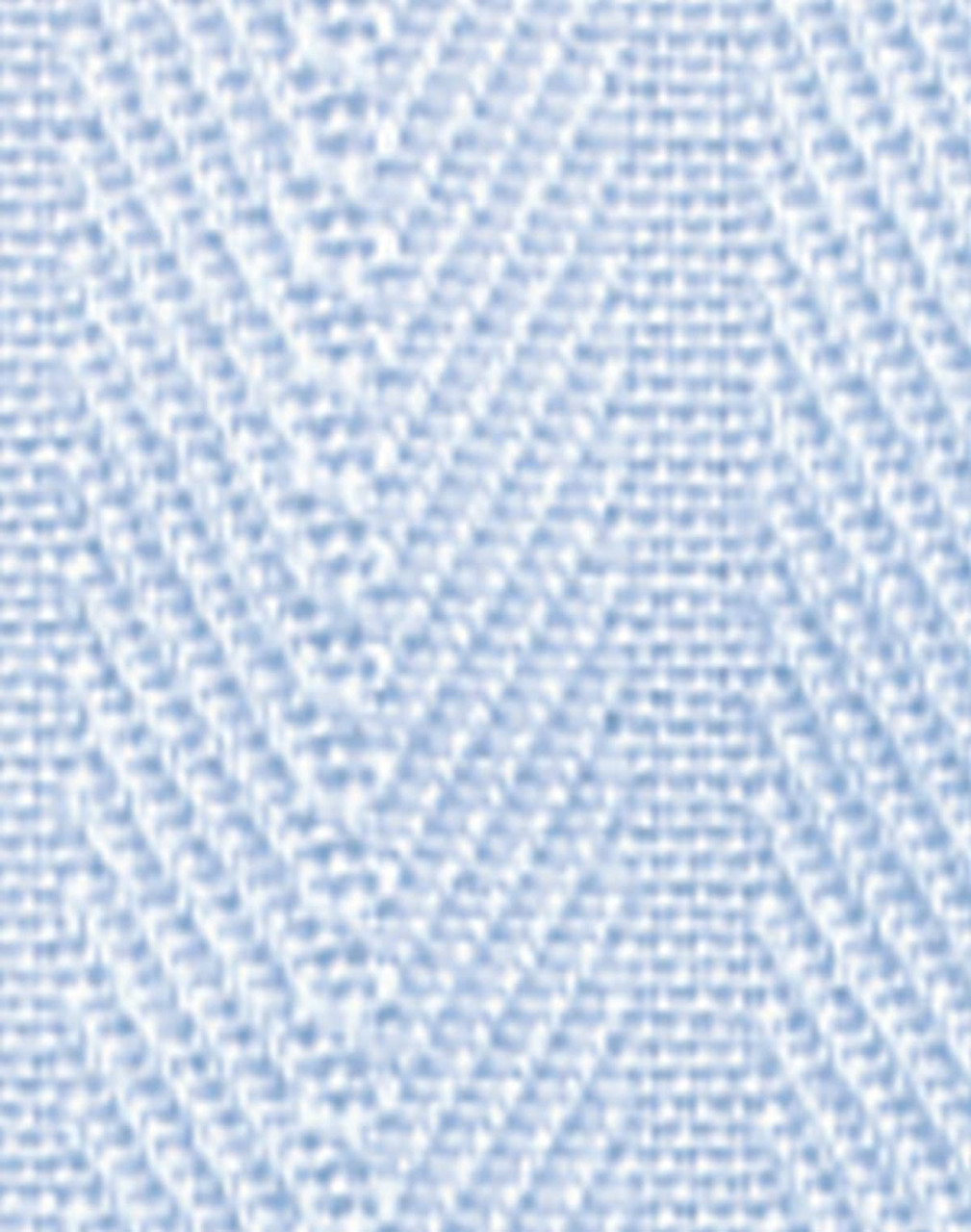 A close-up of a light blue herringbone fabric texture, showcasing a subtle stripe pattern.