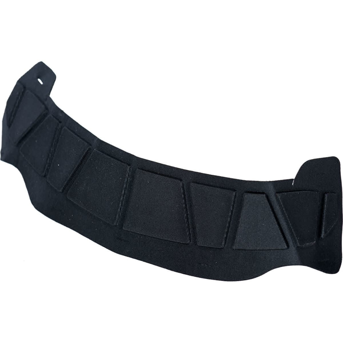 A black sweatband features a textured design and has a logo. It is part of a pack of five endurance headbands.