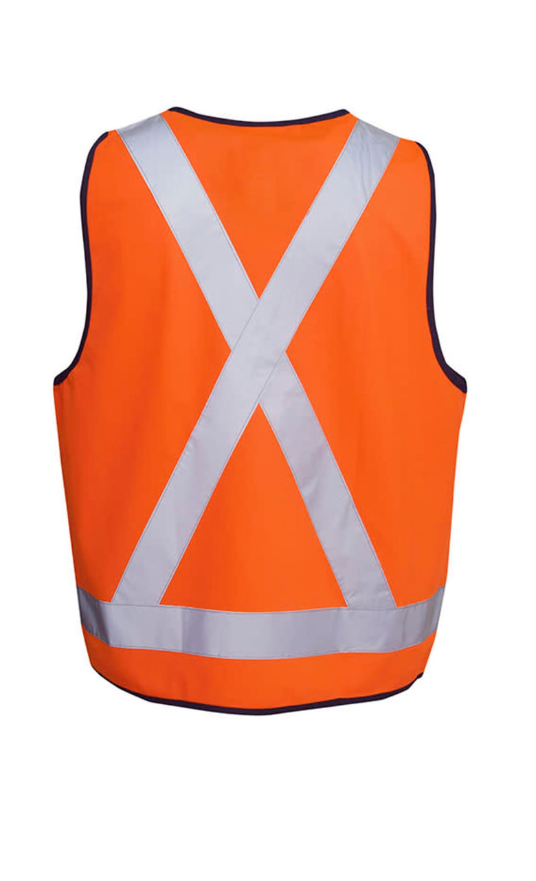 Hi Vis Safety Vest X Tape