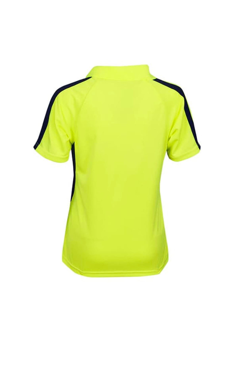 Hi Vis Coolfast Mini Waffle Polo
