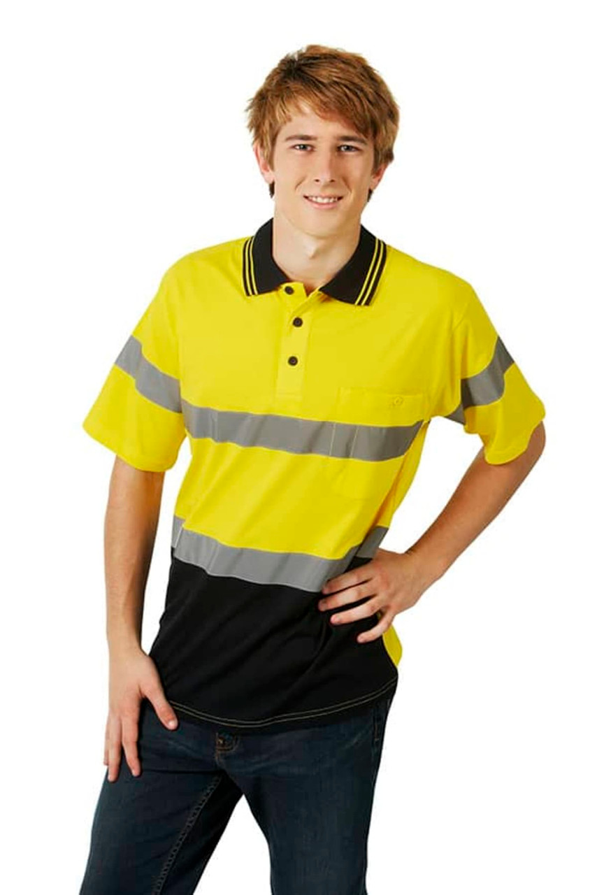 100% Cotton D/N Hi Vis Polo