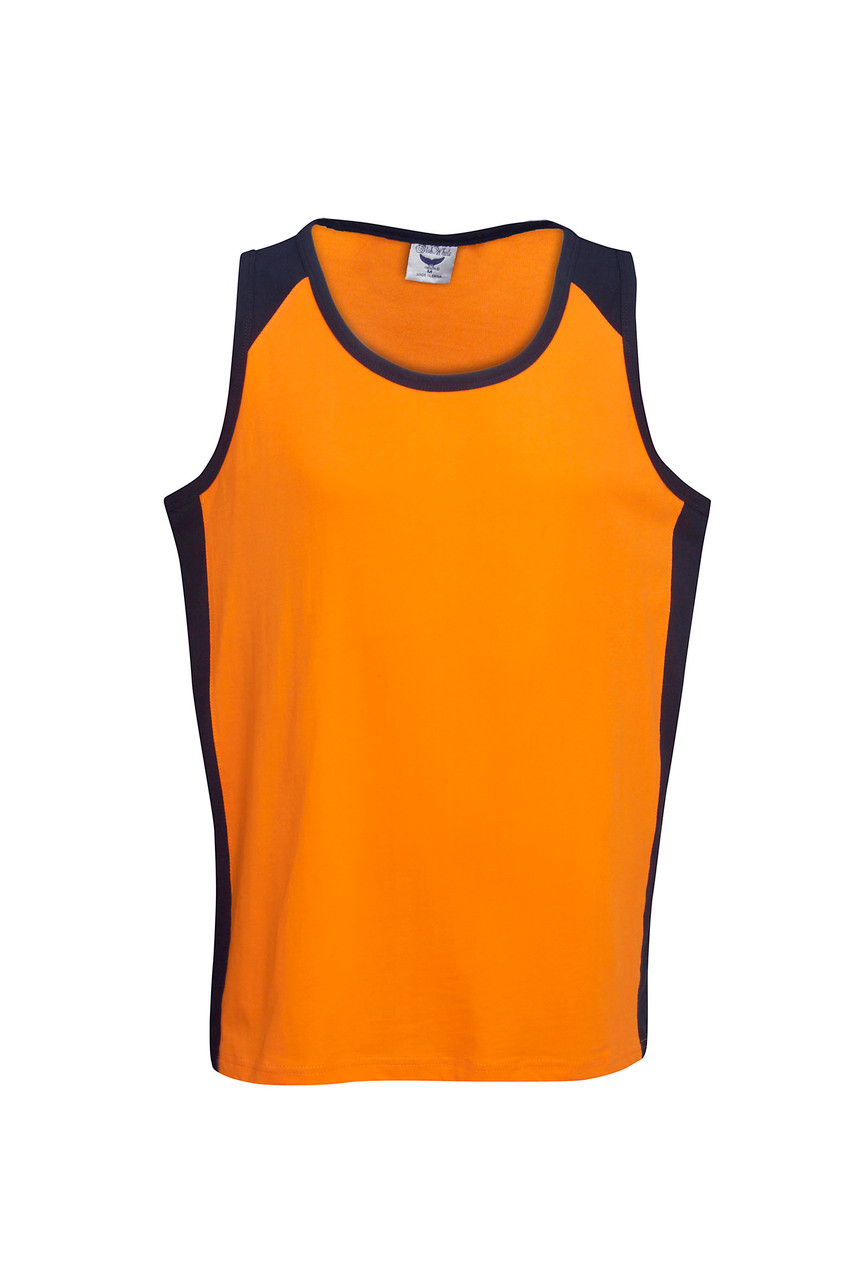 100% Cotton Hi Vis Singlet