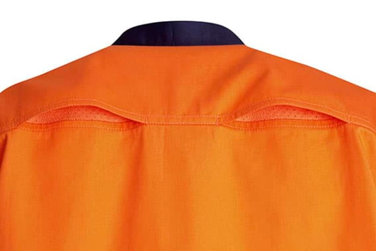 Hi Vis 155 GSM Cotton Twill Taped Shirt Long Sleeve