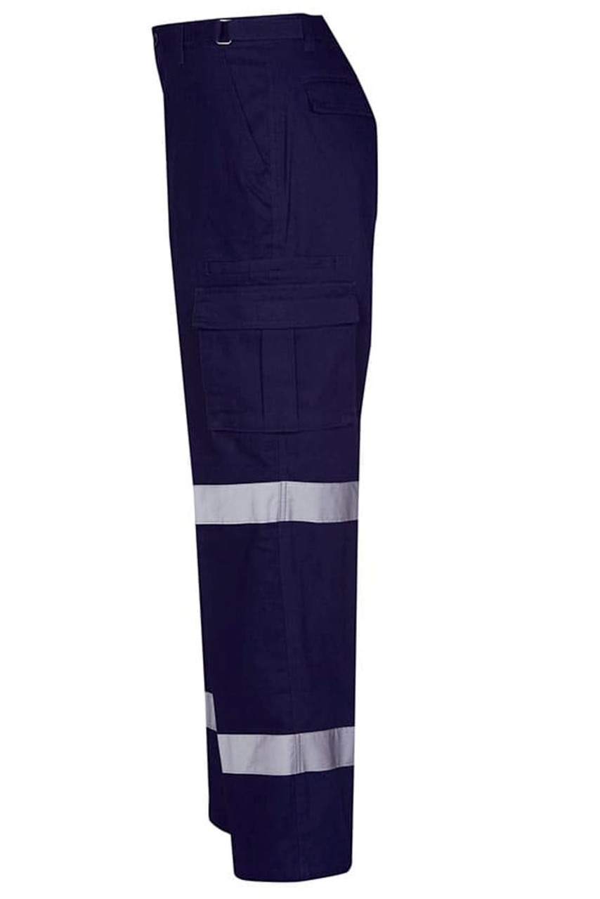 Cargo Trousers with Reflective Tape