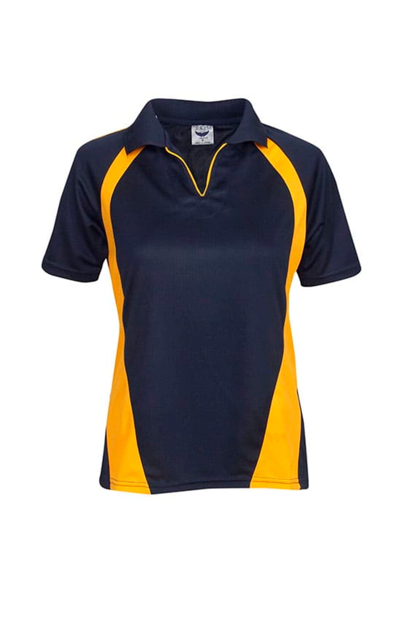 Ladies Coolfast Mini-Waffle Polo