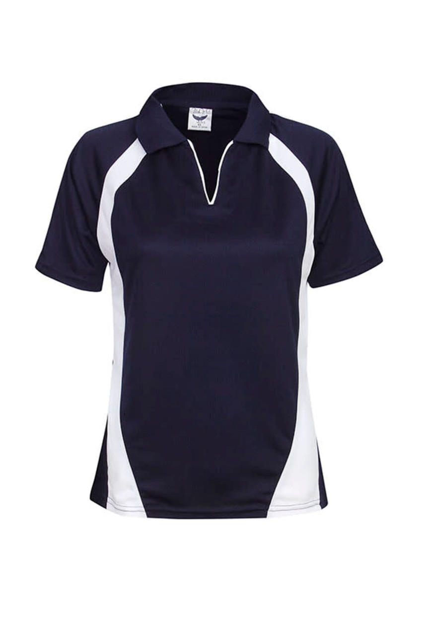 Ladies Coolfast Mini-Waffle Polo