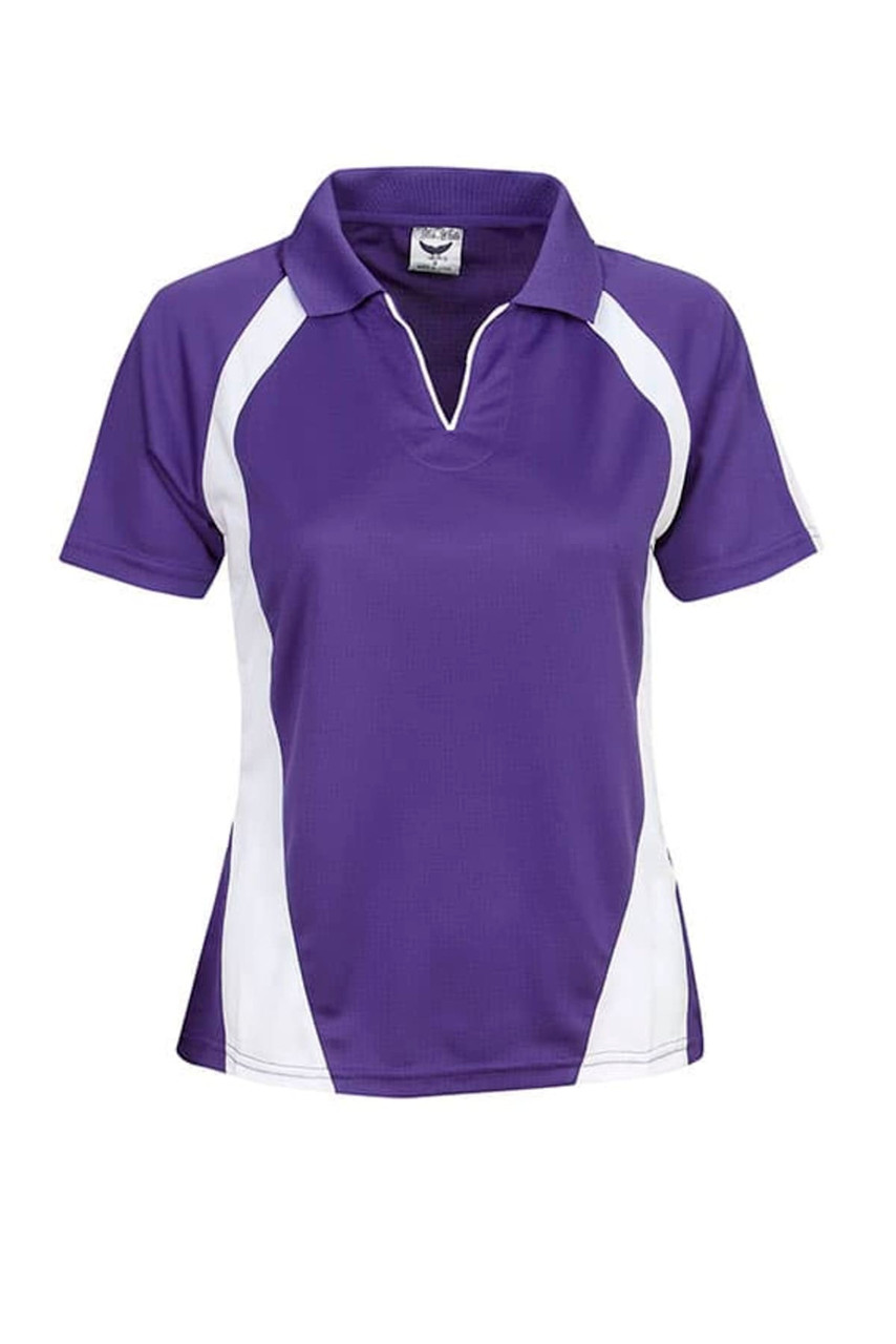 Ladies Coolfast Mini-Waffle Polo