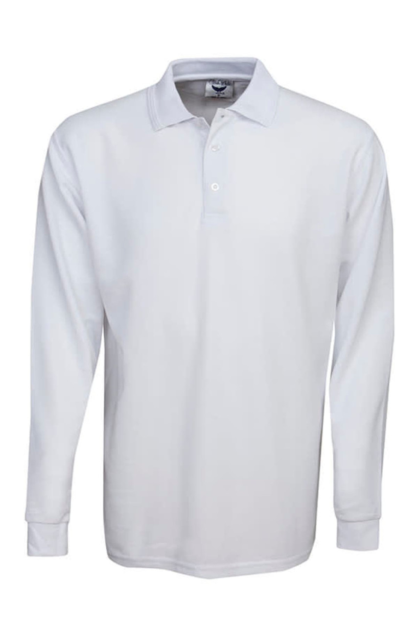 Premium Long Sleeve Pique Polo