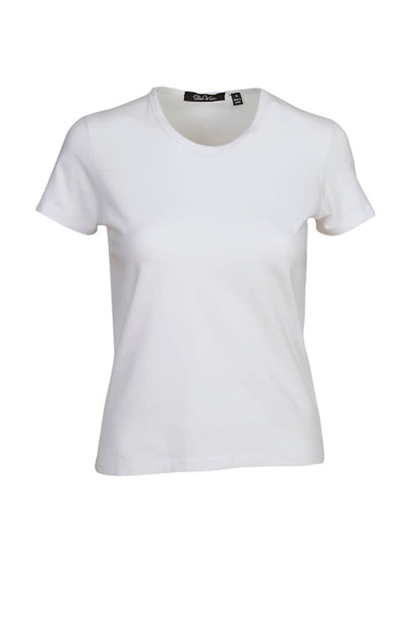 Ladies Cotton Lycra T-Shirt (Round Neck)