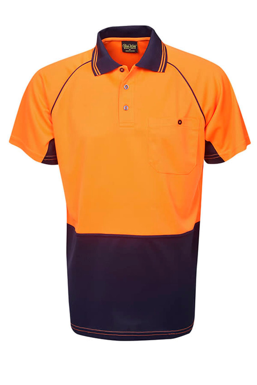 Hi Vis Raglan Sleeve Polo