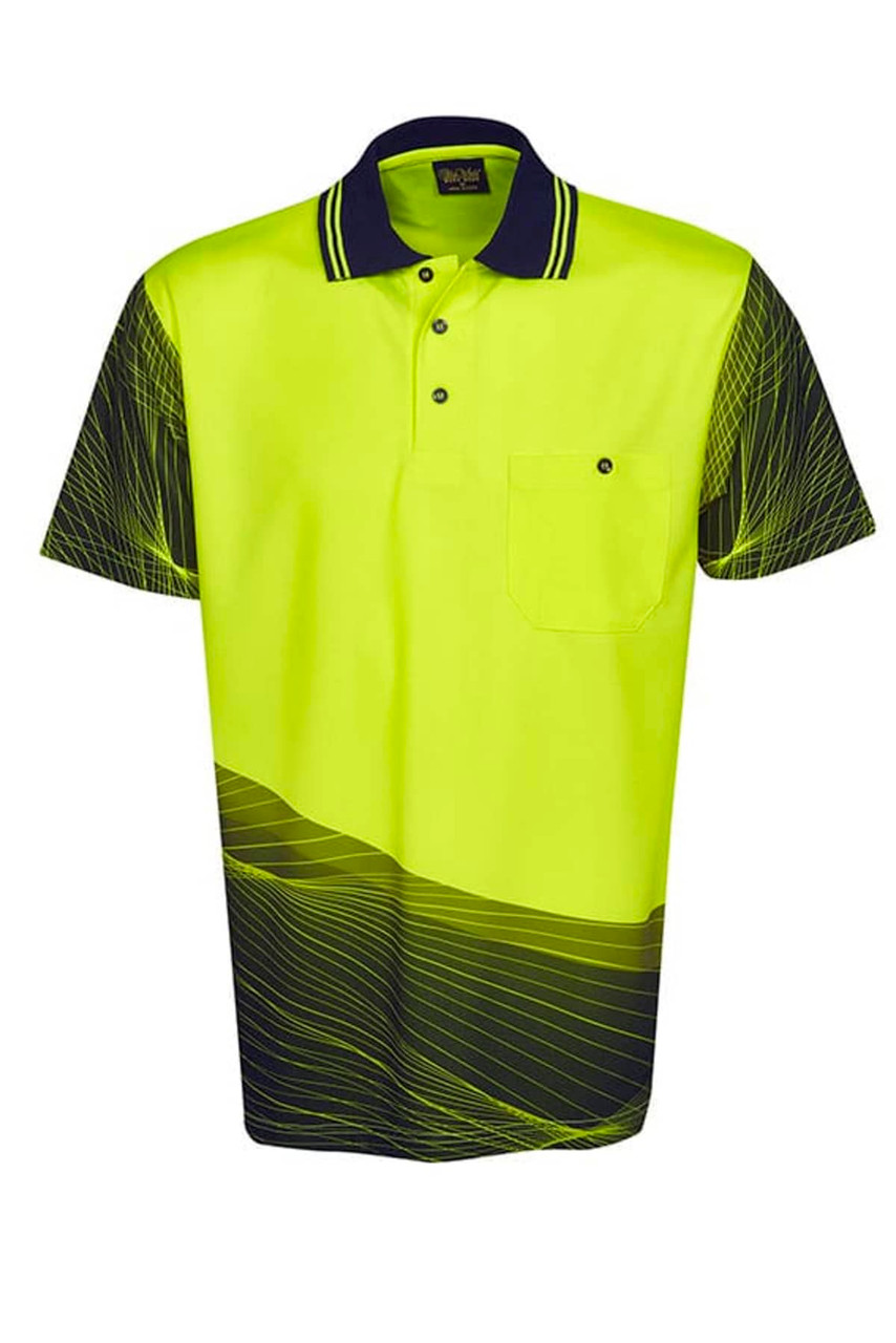 Wave Design Hi Vis Polo