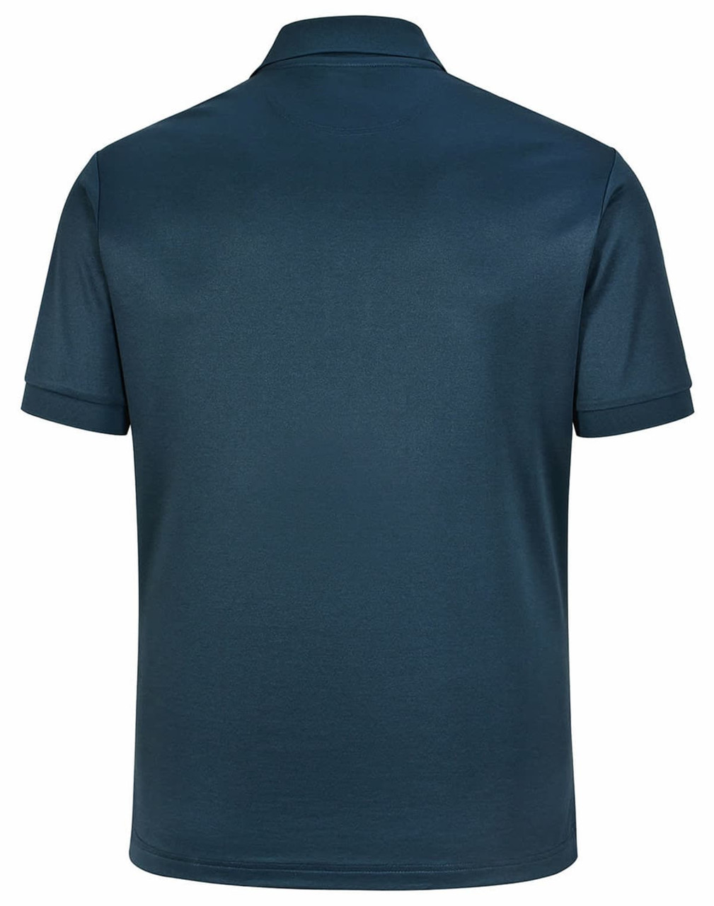 A men's polo shirt in a deep teal colour, featuring a collar and short sleeves. Includes a logo on the chest.