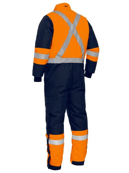 X Taped Two Tone Hi Vis Freezer Coverall
