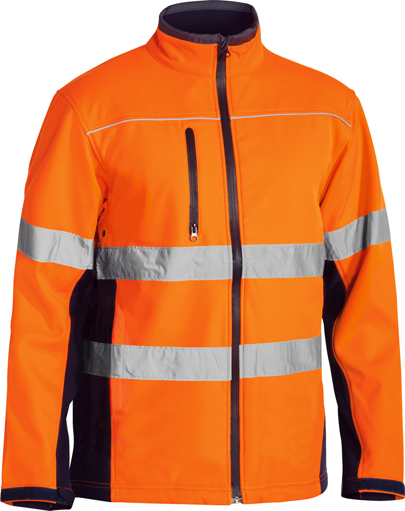 Taped Hi Vis Soft Shell Jacket
