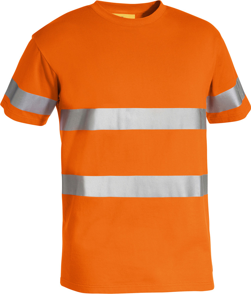 Taped Hi Vis Cotton T-Shirt