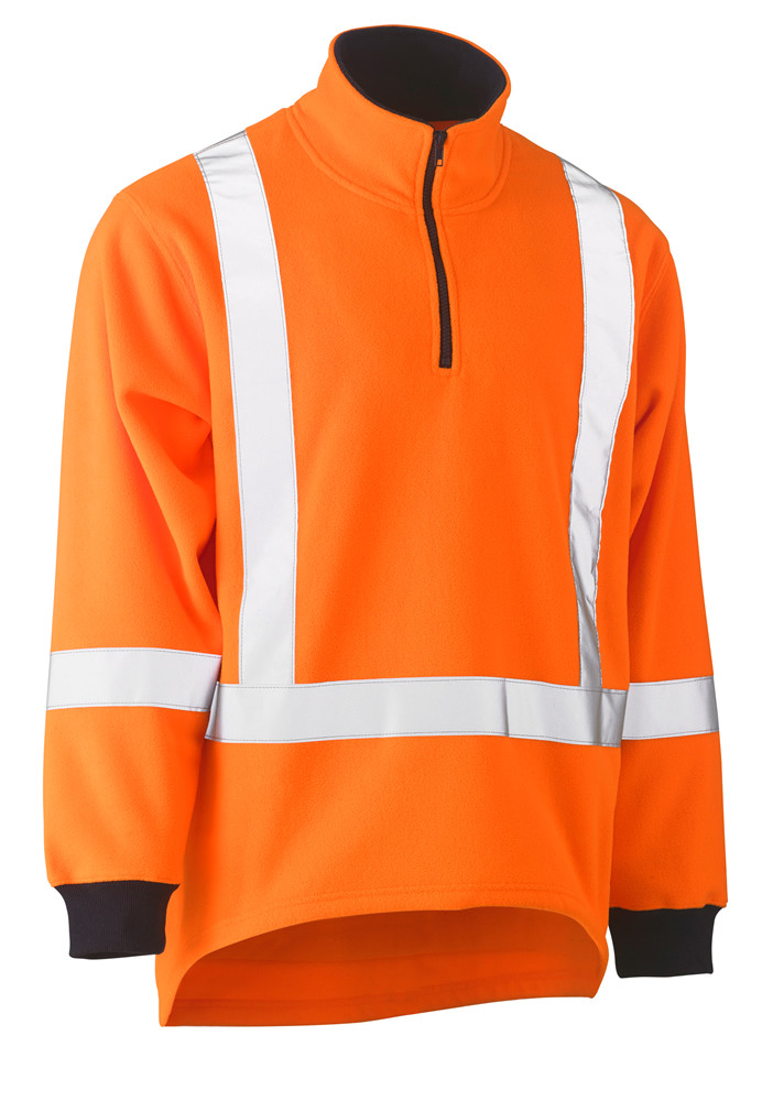 X Taped TTMC Hi Vis Polar Fleece 1/4 Zip Pullover