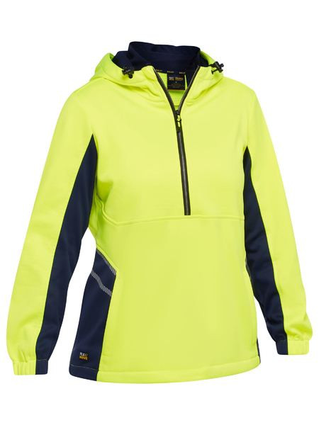Women's Hi Vis Liquid Repellent Fleece Hoodie