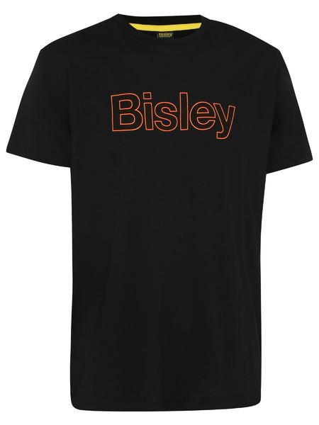 Bisley Cotton Outline Logo Tee