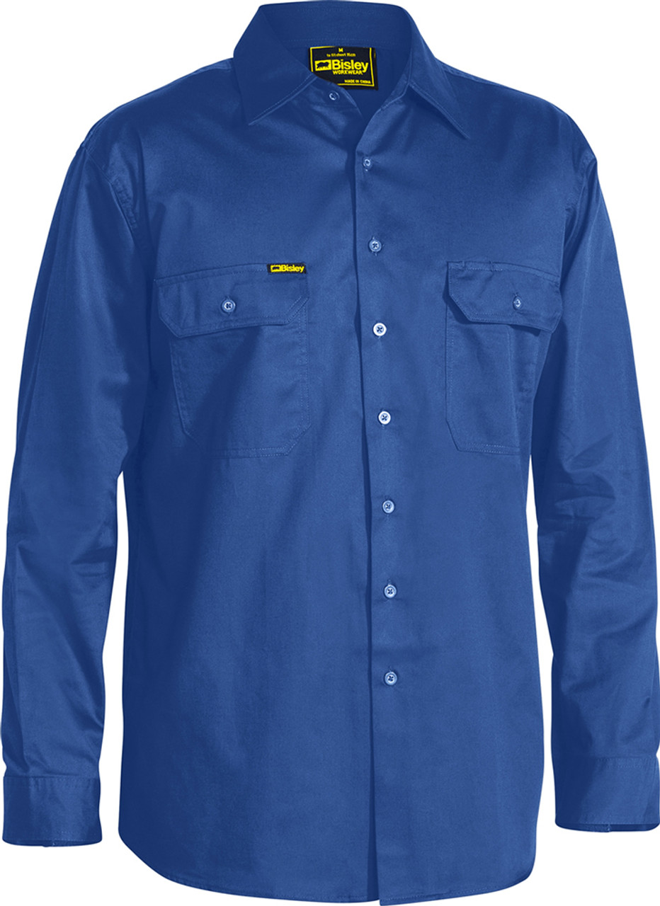 Cool Lightweight Drill Shirt Long Sleeve