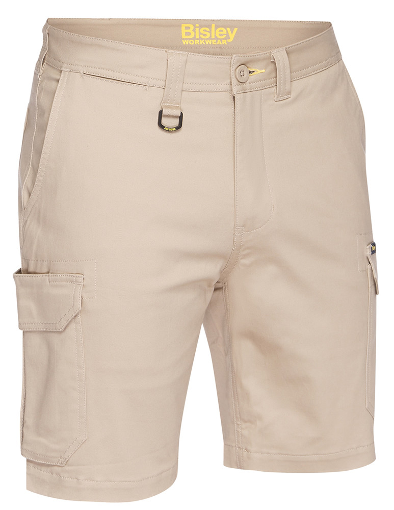 Stretch Cotton Drill Cargo Short