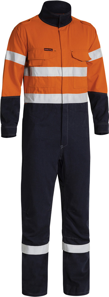 FR Rated Plus 700 Taped Hi Vis FR Vented Coverall || BC8086T