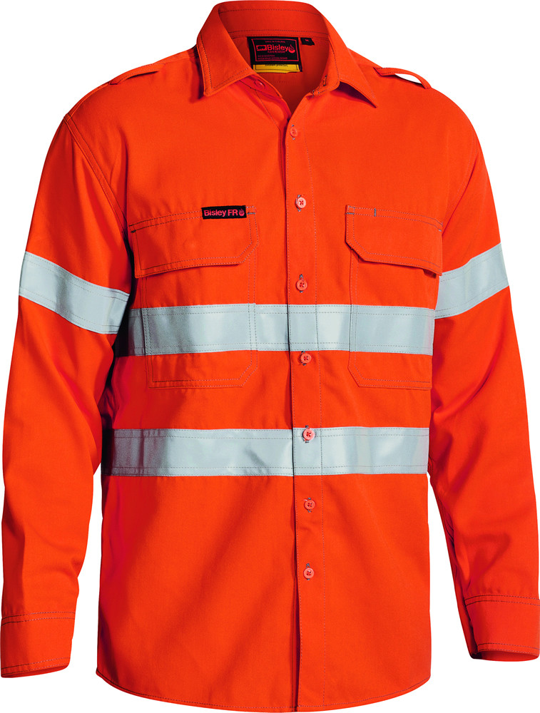 FR Rated Plus 700 Taped Hi Vis FR Vented Shirt