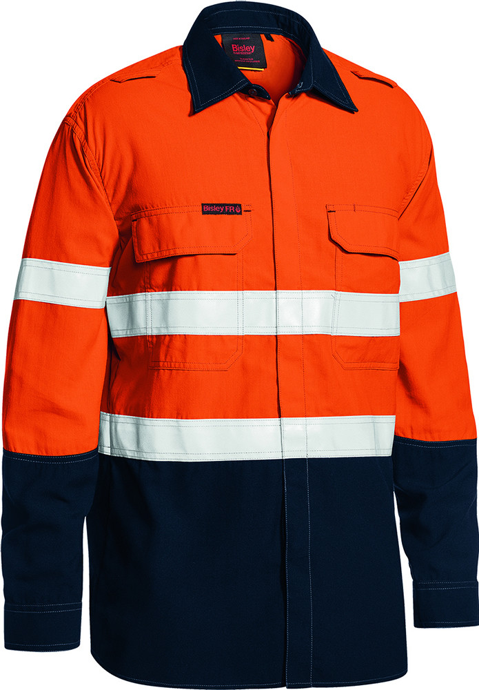 FR Rated Plus 480 Taped Hi Vis Lightweight FR Vented Shirt