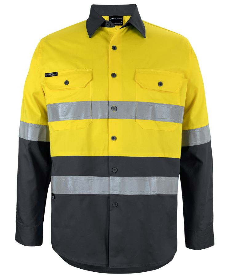 Hi Vis L/S (D+N) 150G Work Shirt