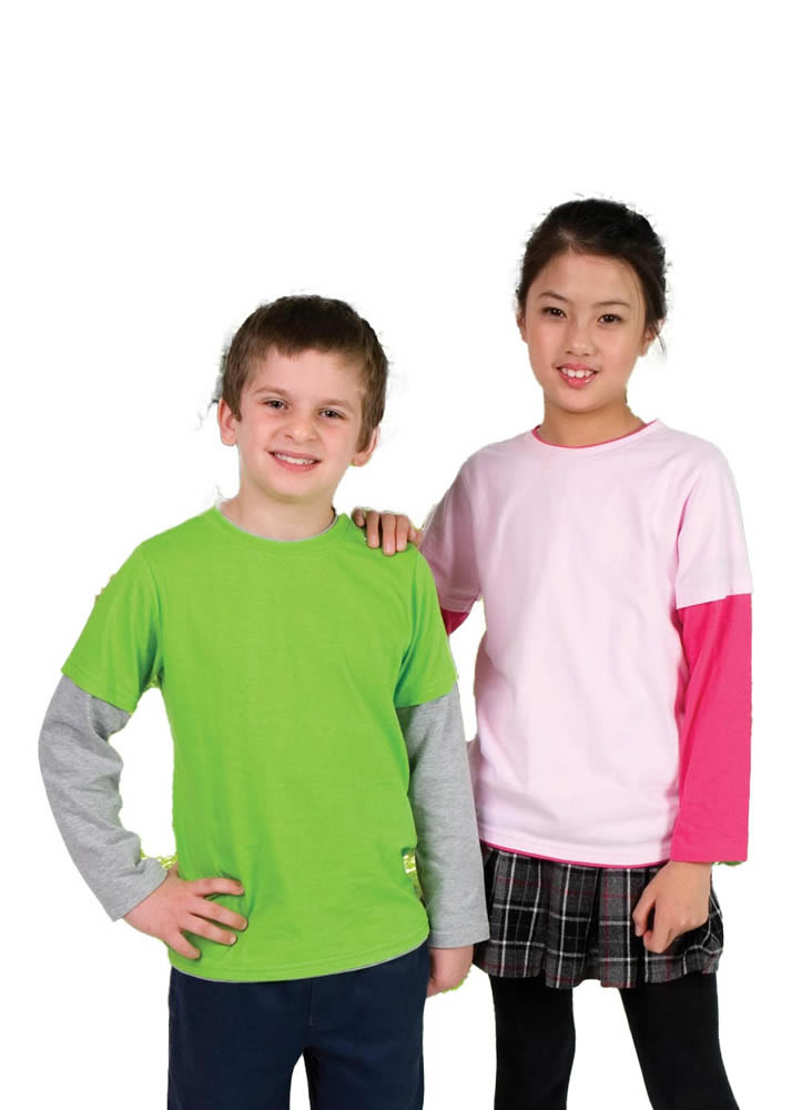 Kids Double Sleeve T-Shirt