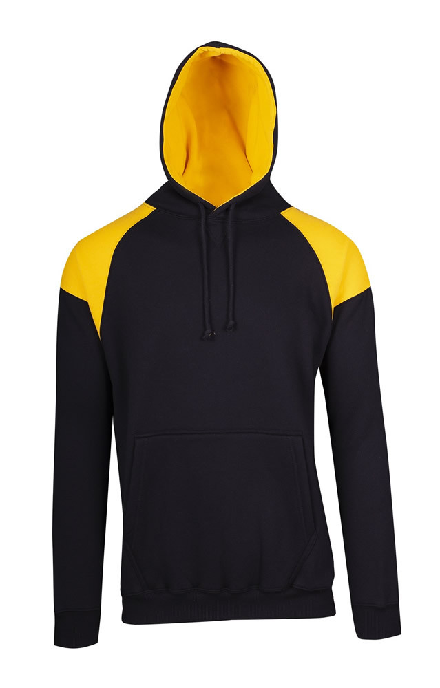 Men's Shoulder Contrast Panel Hoodie