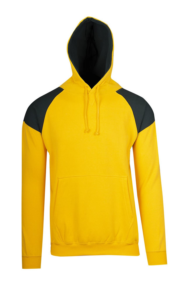 Men's Shoulder Contrast Panel Hoodie