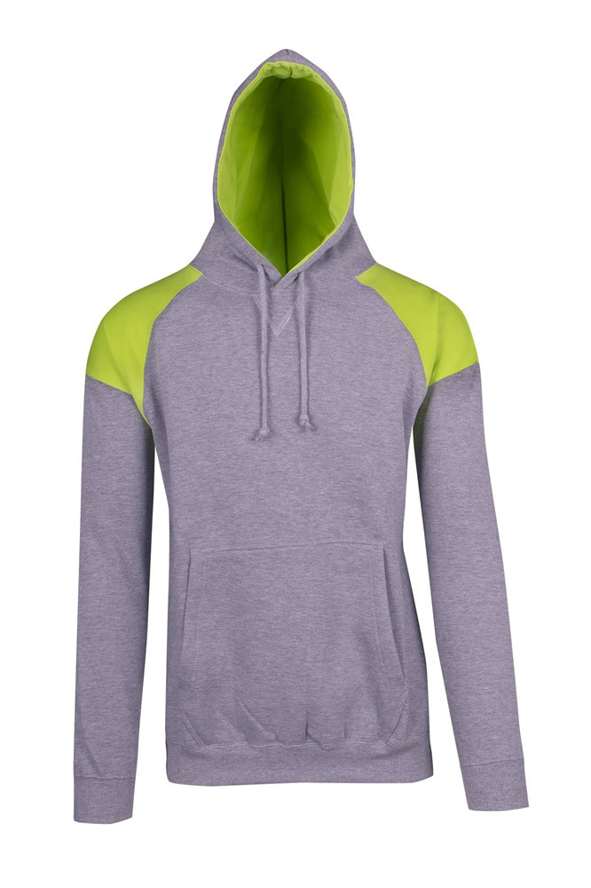 Men's Shoulder Contrast Panel Hoodie