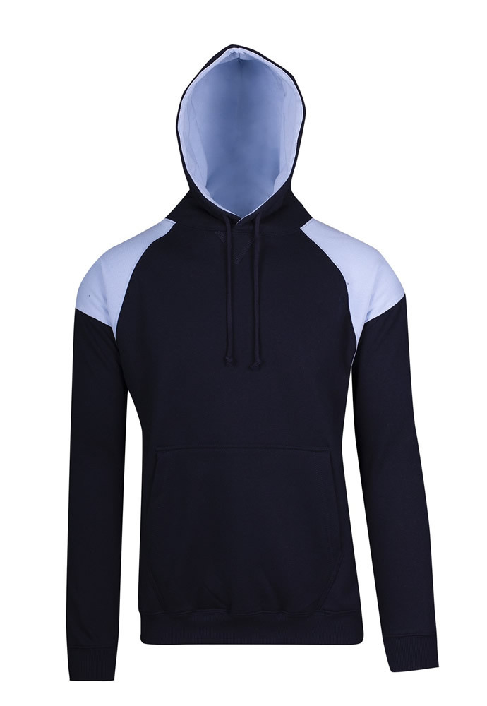 Men's Shoulder Contrast Panel Hoodie