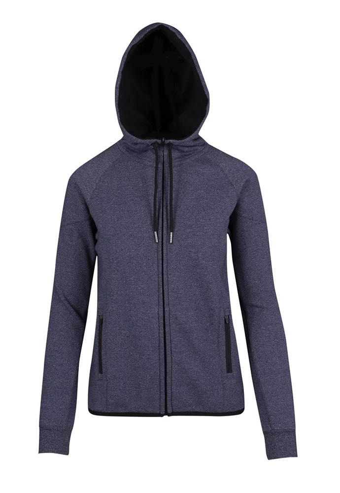 Ladies/Junior 320gsm Soft Cotton/Bonded Polar Fleece Hoodie