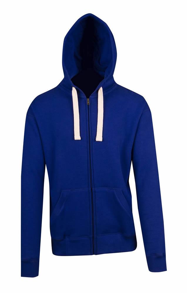Mens Brushed Heavy Zip Fleece Hoodie