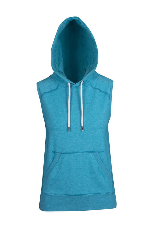 Ladies/Junior Heather Sleeveless Hoodies - Greatness Range