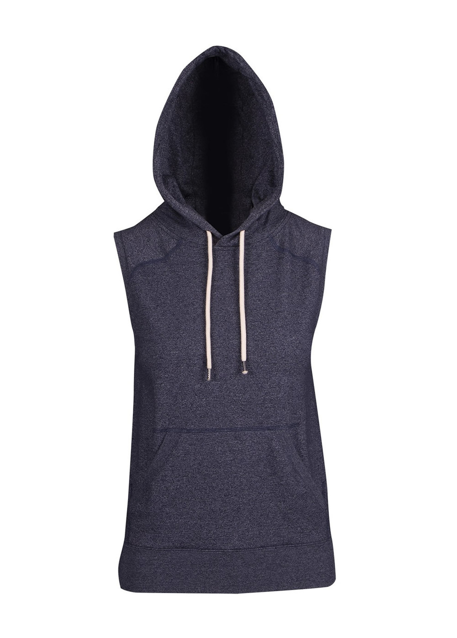 Ladies/Junior Heather Sleeveless Hoodies - Greatness Range
