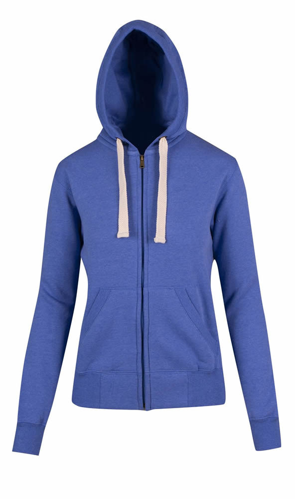 Ladies/Junior Heavy Zip Fleece Hoodie