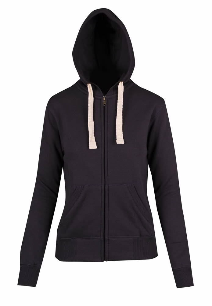 Ladies/Junior Heavy Zip Fleece Hoodie