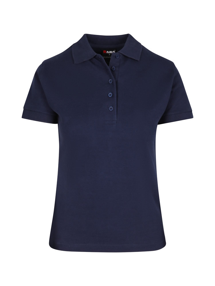 Ladies 100% Cotton Pique Knit Polo